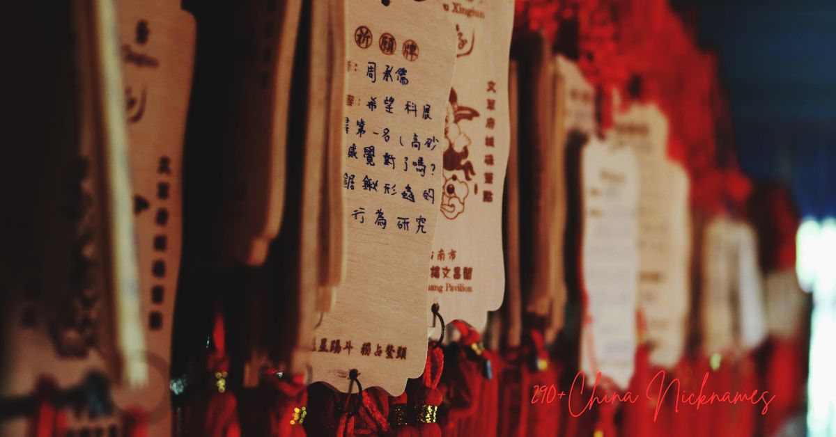 china nicknames